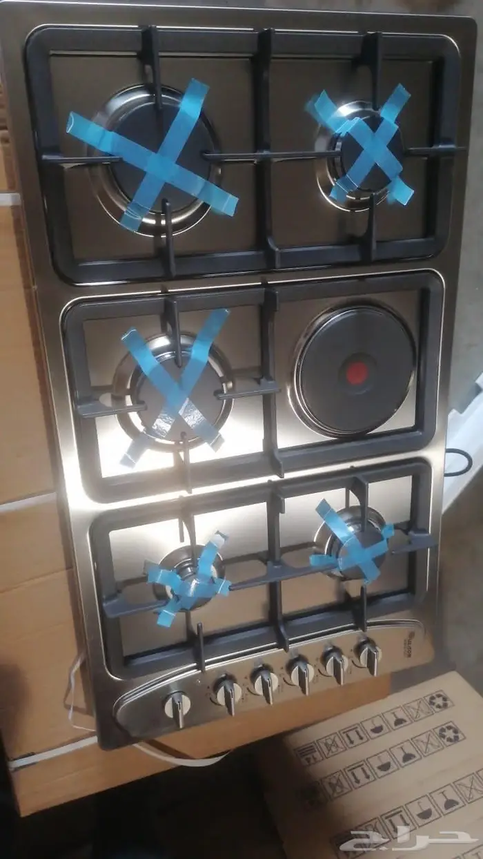 سطح فلوجر 90سم 5عين غاز 1عين كهرباء FUPRA906-11 0