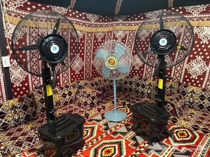 اغراض رحلات ومناسبات وطبخ وخيام مكيف صحراوي ومراوح رذاذ 16