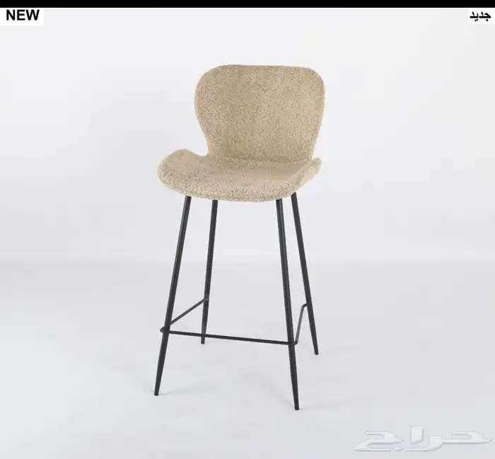 كراسي بار او مطبخ مرتفعه مديلات حديثة خامات فخمة وتس فقط 21