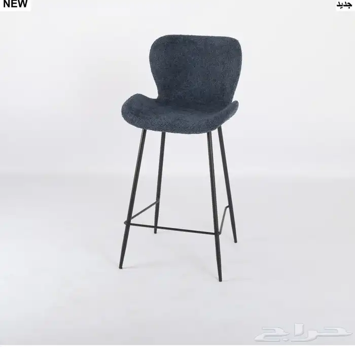 كراسي بار او مطبخ مرتفعه مديلات حديثة خامات فخمة وتس فقط 25