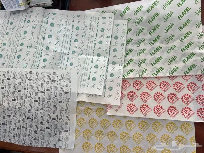 طباعة ورق زبده طباعة ورق تغليف طباعة ورق ساندوش طباعة ستكير 5