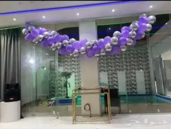 تنسيق بالونات وتوزيعات 7