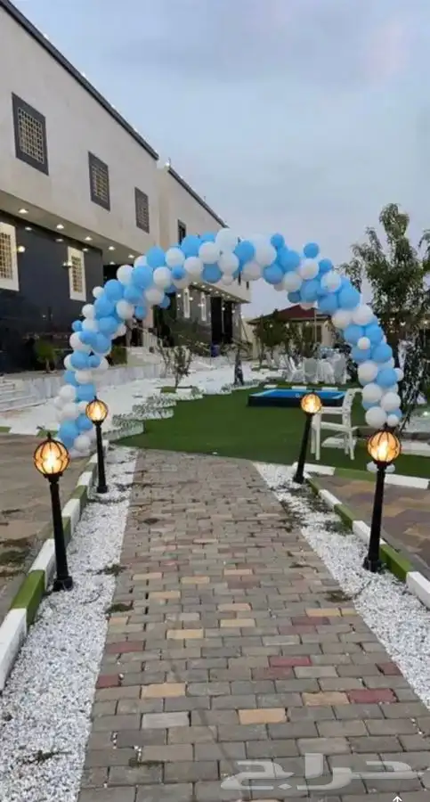 تنسيق بالونات 8