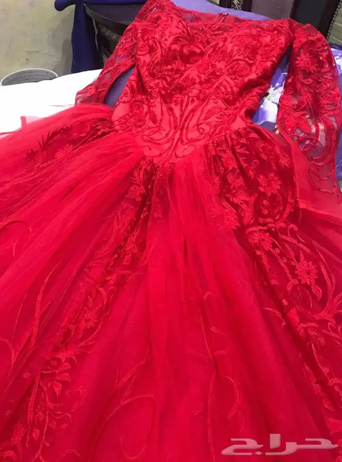 فستان خطوبه الباحه 1
