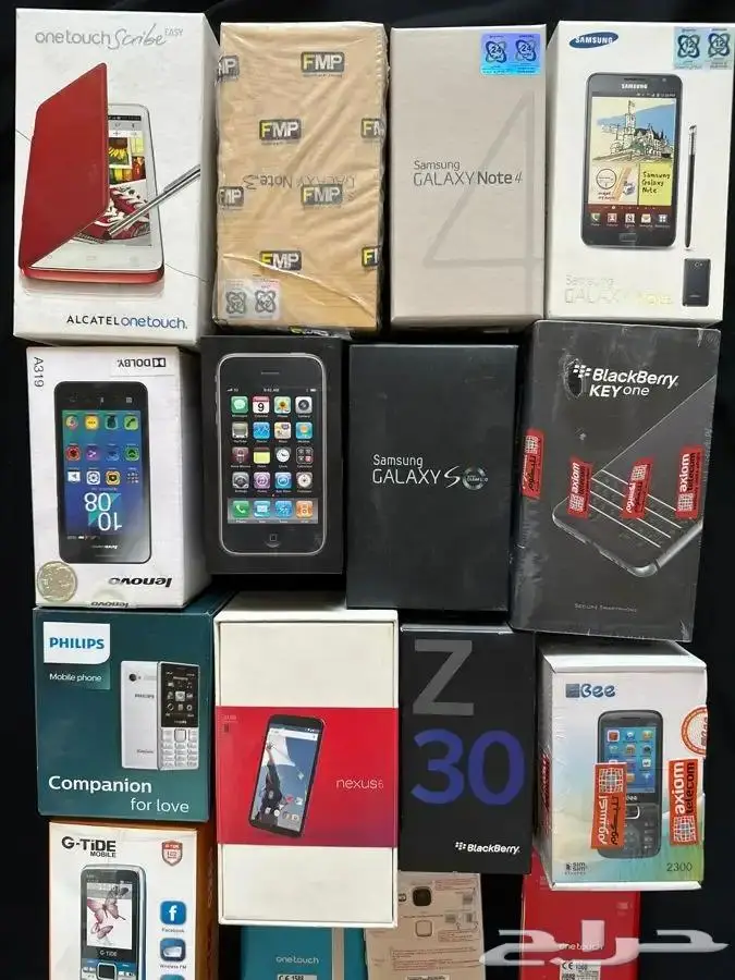 للبيع جوال جوالات جدد ايفون بلاك بيري 36