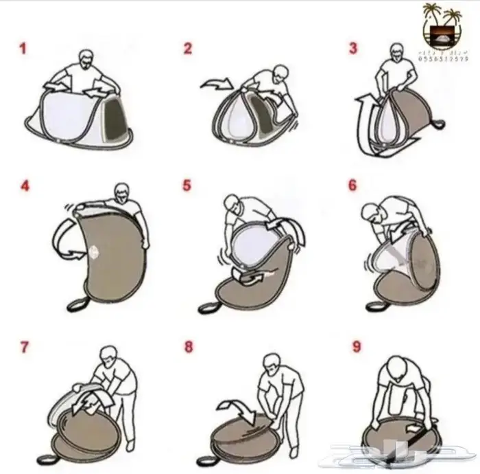 خيمه عائليه و مبيت _ ناموسيات _ حمام للرحلات 20
