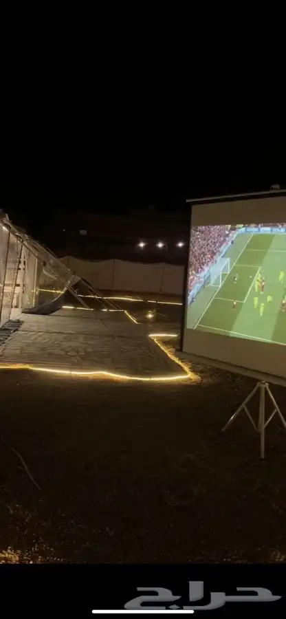 بروجكتر للأيجار شاشه مترين بمترين 10