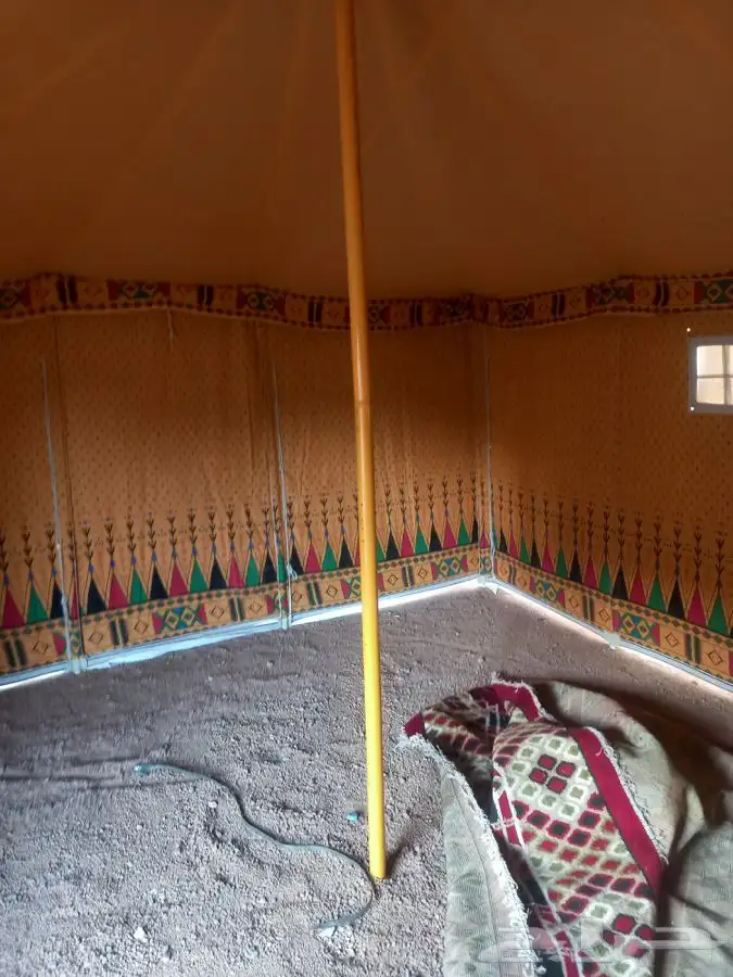 خيمة لون ابيض ثلاث طبقات 2