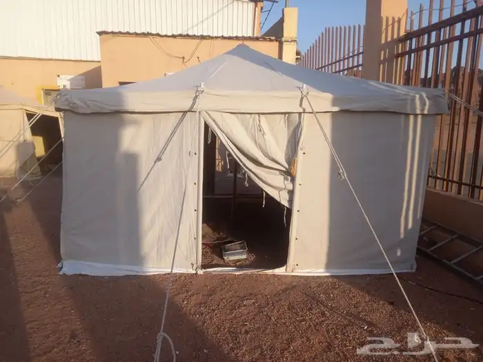 خيمة لون ابيض ثلاث طبقات 3
