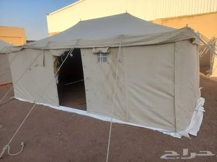 خيمة لون ابيض ثلاث طبقات 0