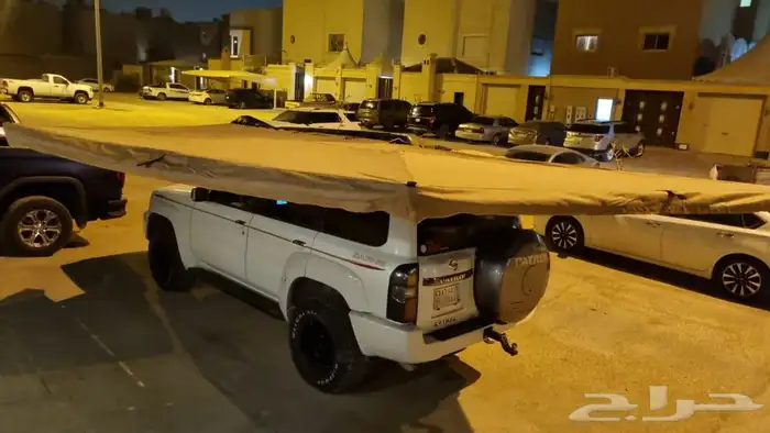 مظلة 270 درجة الجانبية للسيارات مع انارة LED 3