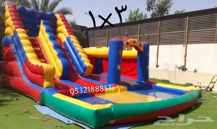 للايجار ملعب صابوني زحليقه هوائيه نطيطه الرياض 15