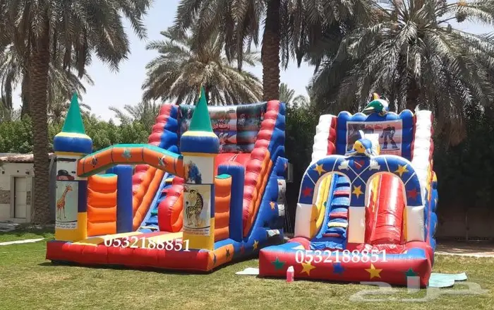 للايجار ملعب صابوني زحليقه هوائيه نطيطه الرياض 2