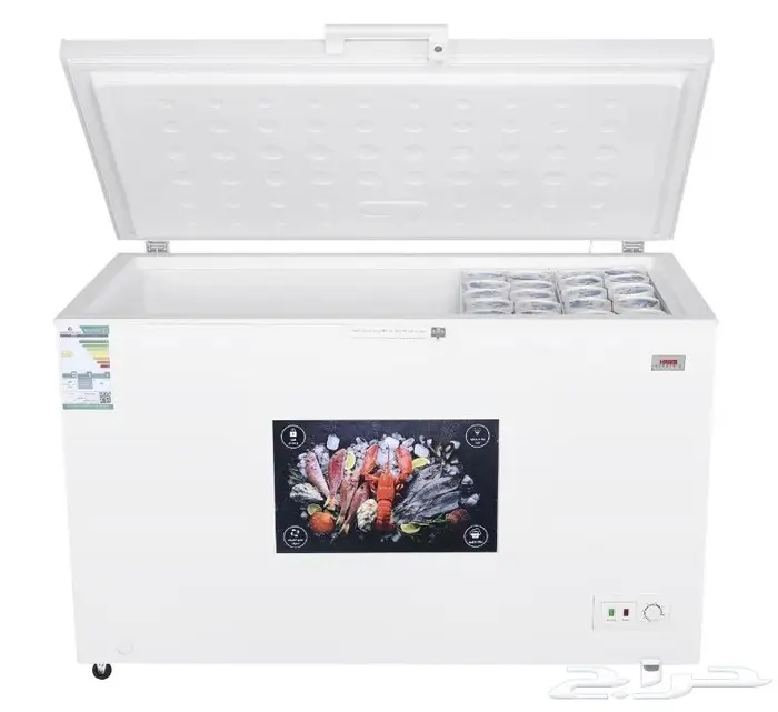 فريزر هام أفقي 13.4 قدم أبيض HM570FR-O23 0