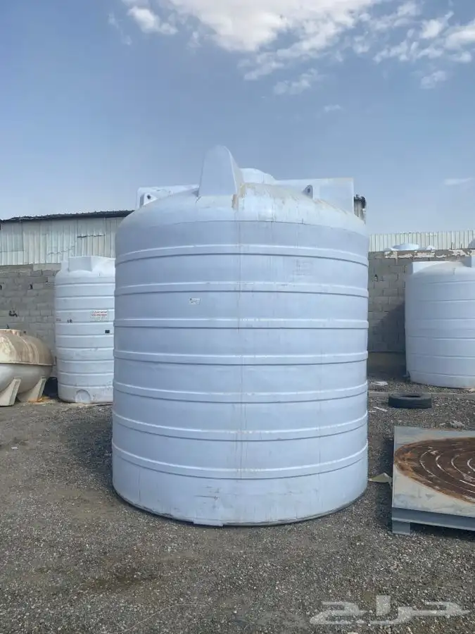 خزان ماء للبيع 15الف لتر فيبر او بلاستيك عامودي شركت الوطني 0