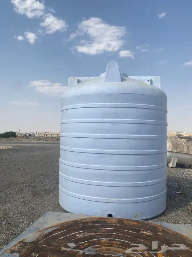 خزان ماء للبيع 15الف لتر فيبر او بلاستيك عامودي شركت الوطني 6