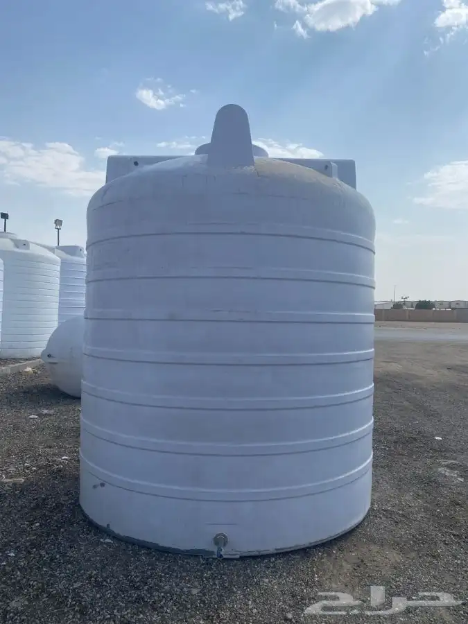 خزان ماء للبيع 15الف لتر فيبر او بلاستيك عامودي شركت الوطني 7