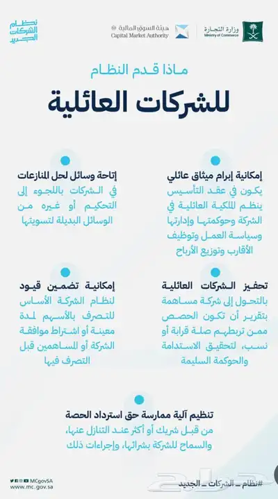 للاستشارات حول نظام الشركات السعودي الجديد 4