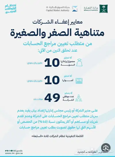 للاستشارات حول نظام الشركات السعودي الجديد 0