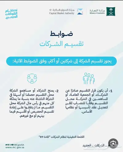 للاستشارات حول نظام الشركات السعودي الجديد 3