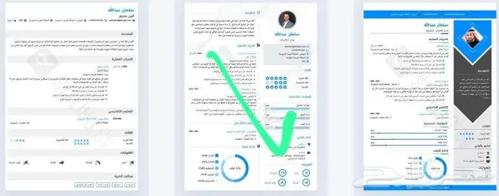تصميم سيرة ذاتيه احترافيه 8