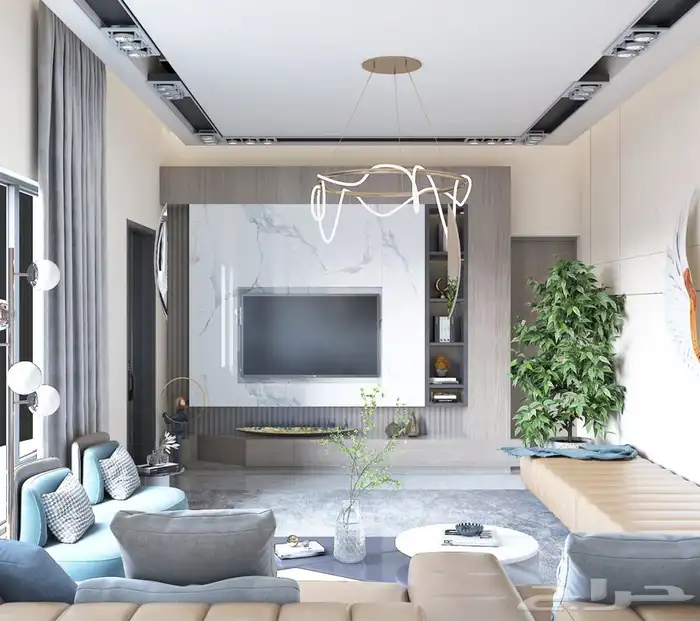 تصميم فيلا سكني فاخر 9