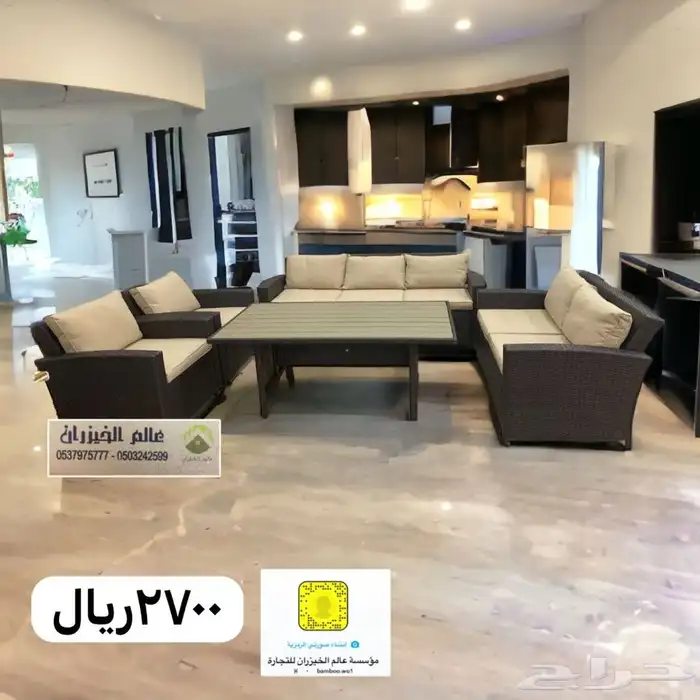 جلسات خيزران طاولات كراسي خشب حديد مطلات حديقه 18