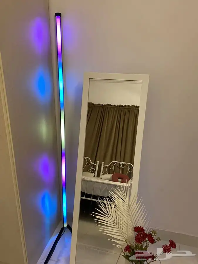 اضاءة الزاوية مع ريموت لتغير الالوان 13