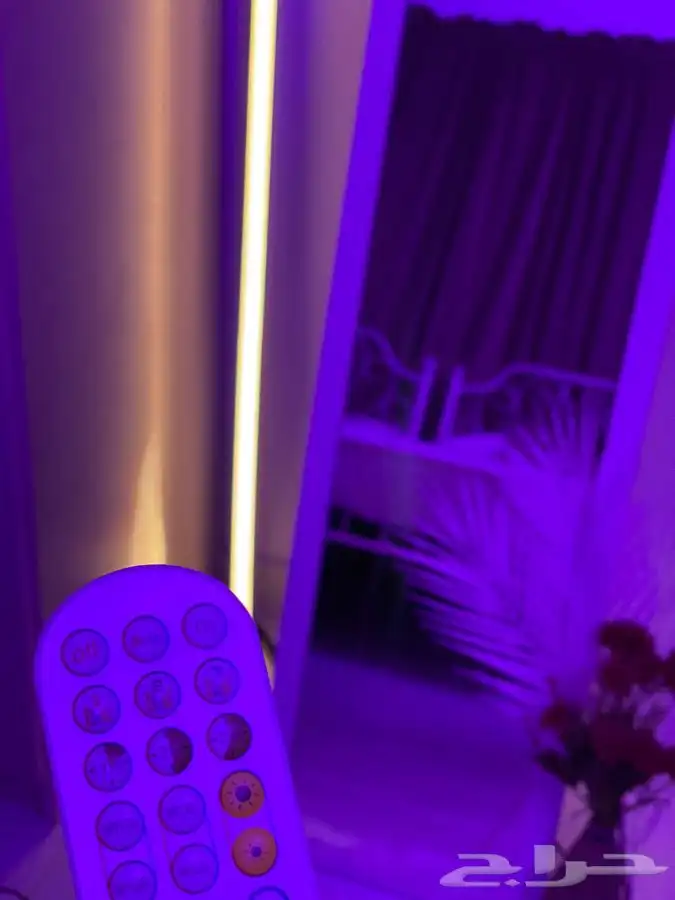 اضاءة الزاوية مع ريموت لتغير الالوان 6
