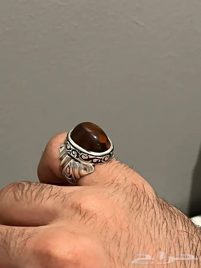 خاتم عقيق فخم تفصيل خاص 4