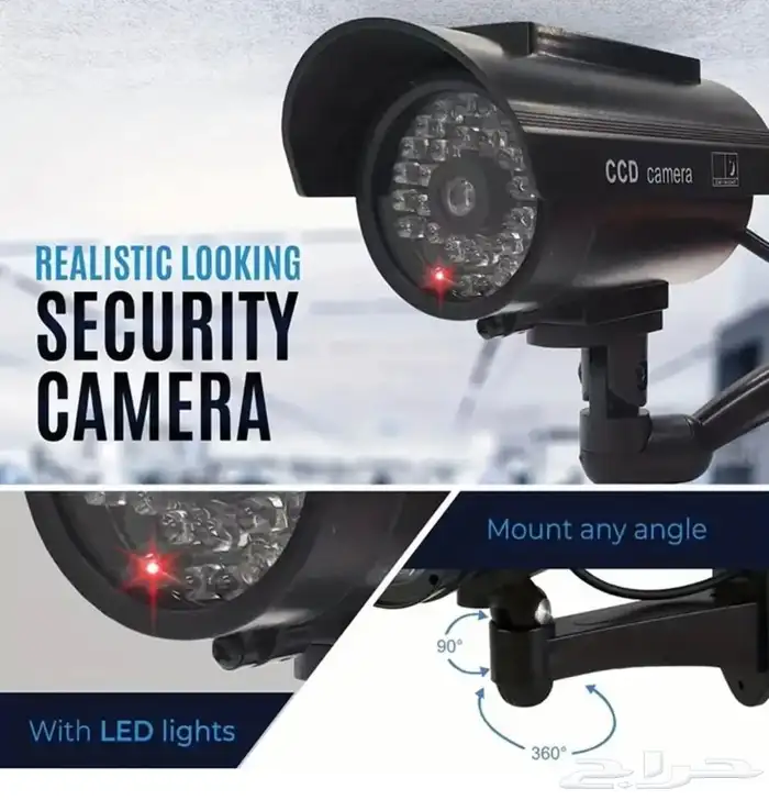 كاميرات وهمية على الطاقة الشمسيه 4