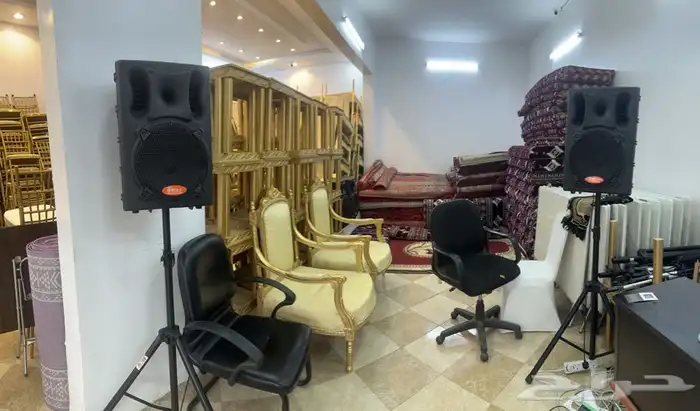 ايجار كراسي  سماعات بلوتوث بالمايك  ممرات ملكيه 7