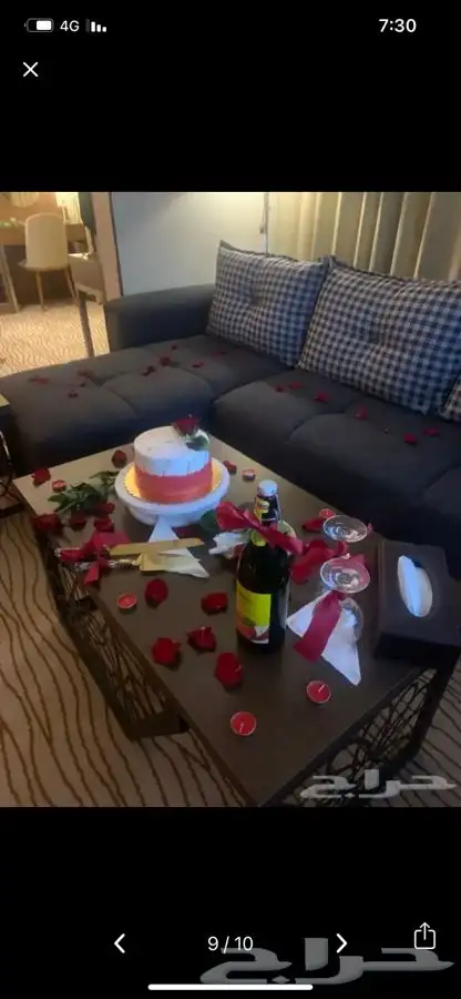 تنسيق ذكرى زواج وتجهيز غرف عرسان 2