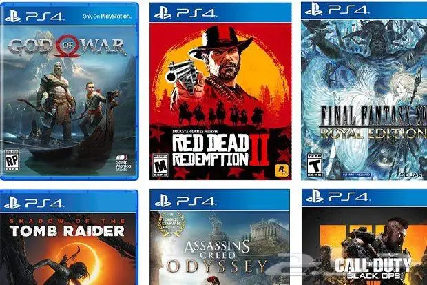بلايستيشن ps4 مهكر ومستخدم مع باقة العاب رائعة 28
