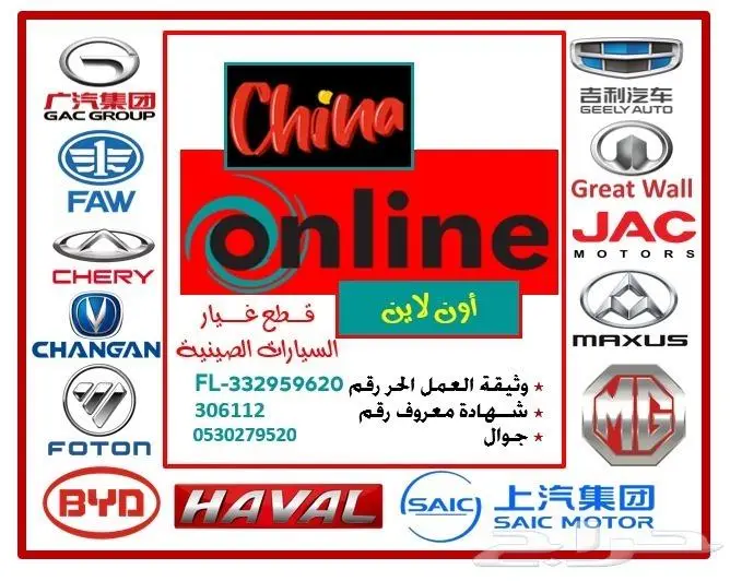 قطع غيار جريت وول بالطلب من الصين خلال 10 أيام 41