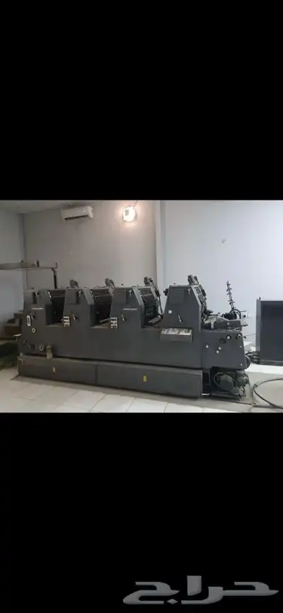 مطبعة كاملة للبيع بجميع ماكيناتها بسعر مخفض جدا 0