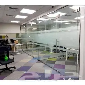 قواطع زجاج سكريت 12 ملي للمكاتب 7