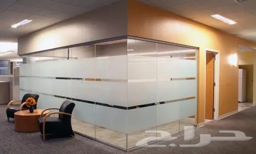 قواطع زجاج سكريت 12 ملي للمكاتب 6