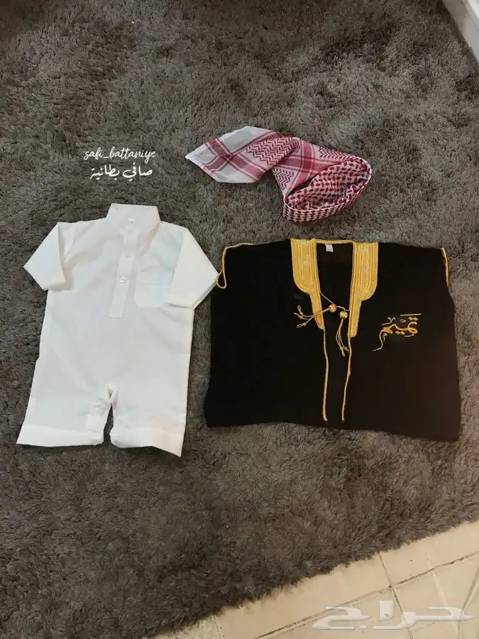 بشت مواليد بالاسم تطريز 1