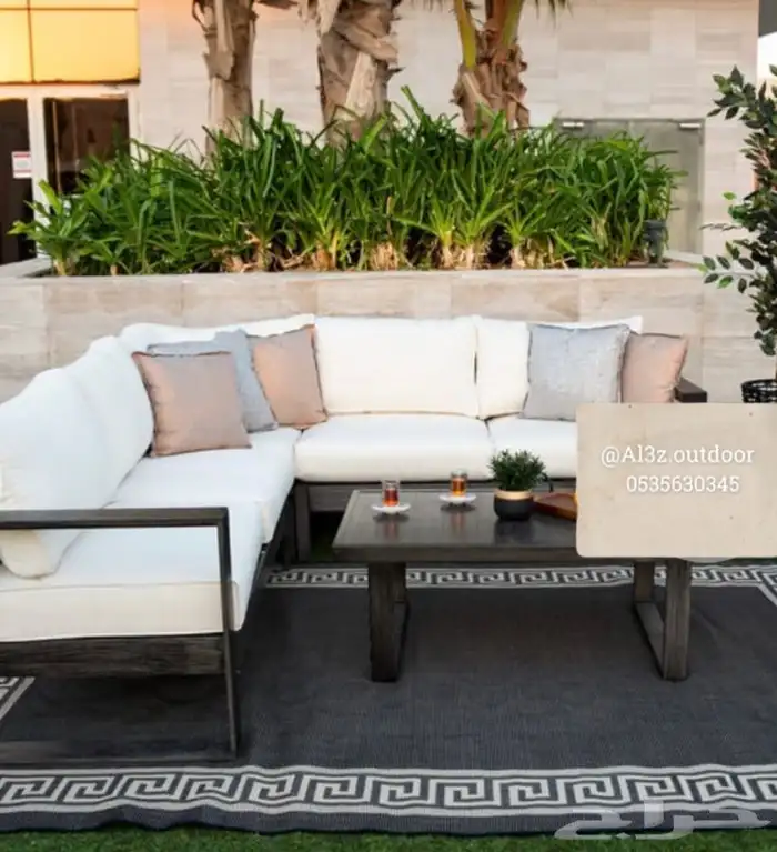 جلسات جلسة خارجية ارضية مودرن شاليه استراحة 4