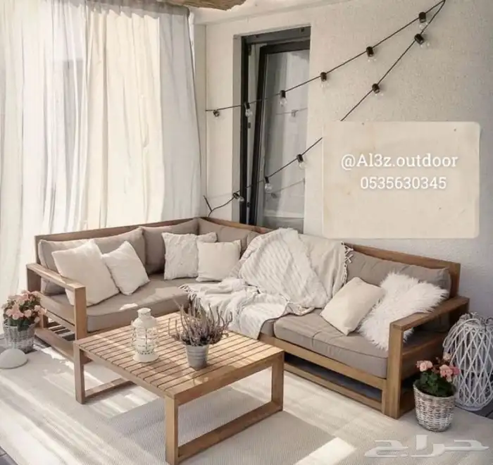 جلسات جلسة خارجية ارضية مودرن شاليه استراحة 3
