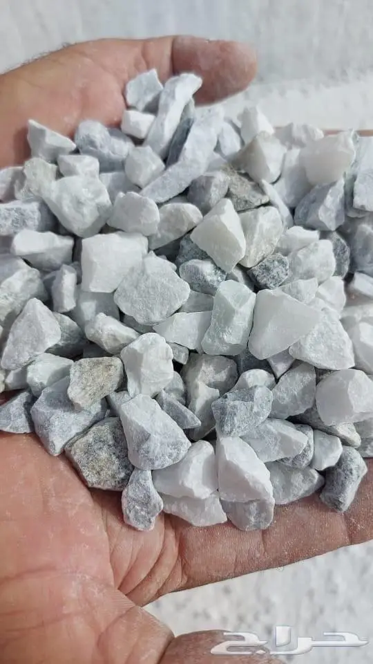 خرسانه بيضاء كسر رخام 2