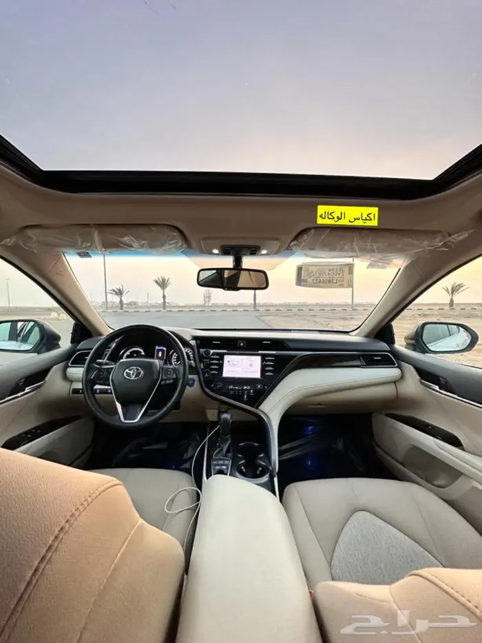 كامري هايبرد 2020 ماشيه قليل وكاله(تم البيع) 11