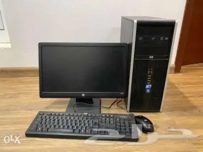 كمبيوتر مكتبي كامل ضمان شهرين HP core I5 0