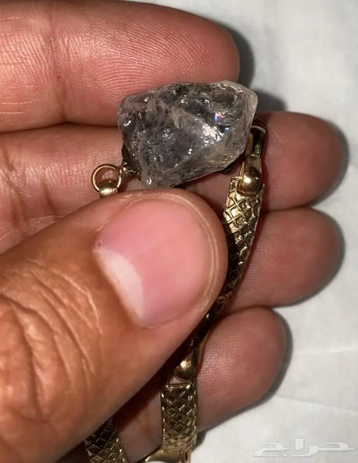 سواره يد كوارتز طبيعي بريق ألماس 0