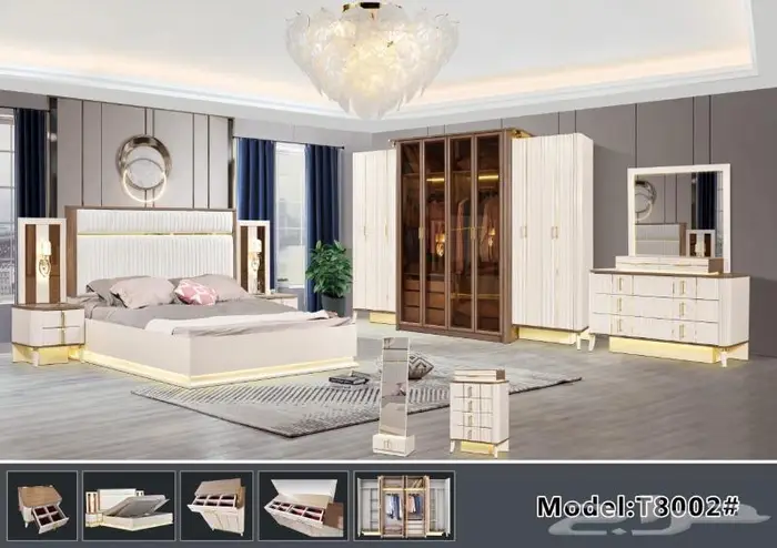 غرف نوم مودرن وكلاسيك عروض جديده 12