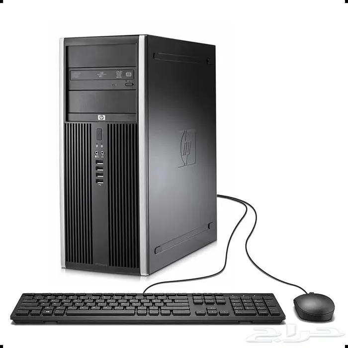 كمبيوتر مكتبي كامل ضمان شهرين HP core I5 1