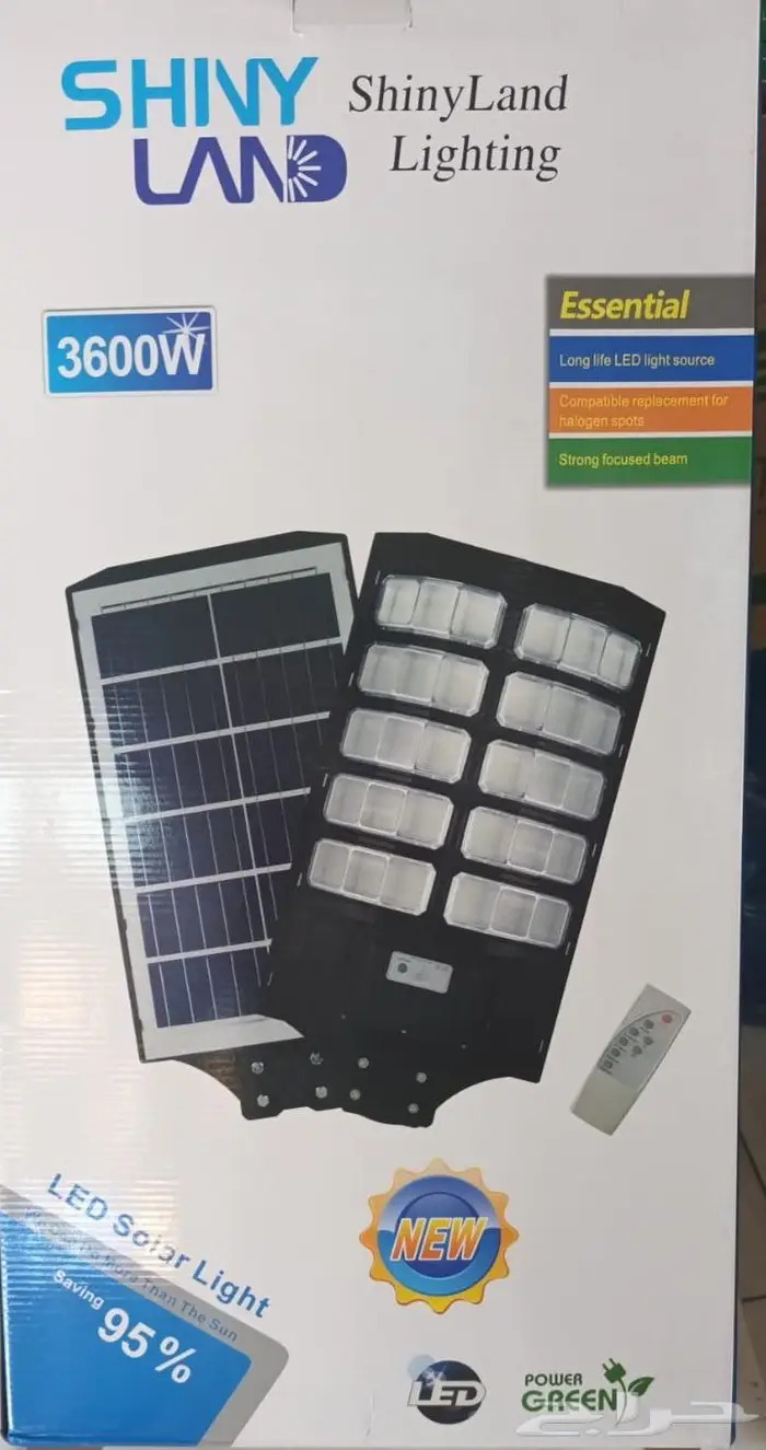 كشافات طاقة شمسية العرض القوي 4