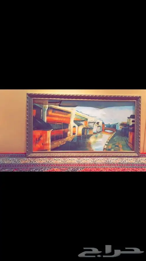 لوحه رسم زيتي حجم كبير 2متر 0