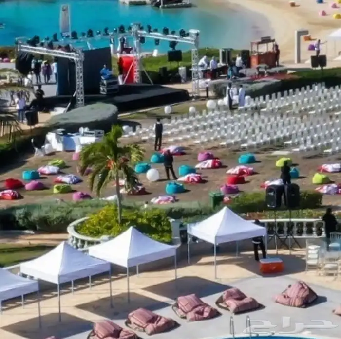 تنظيم المعارض والمؤتمرات حفلات اضاءاه ستى كلرر شاشات استيج 73